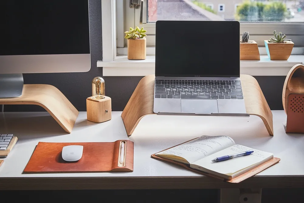 Face your desk towards a window when working from home